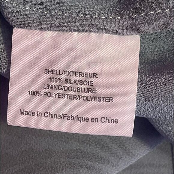 Tory Burch silk blouse sz 14 - Picture 8 of 9